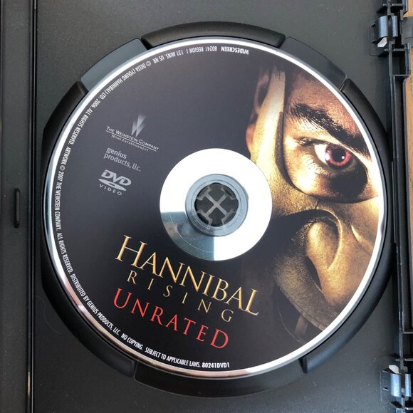 Hannibal Lecter DVD Horror Movie Bundle The Silence Of The Lambs Hannibal Rising - Picture 3 of 6